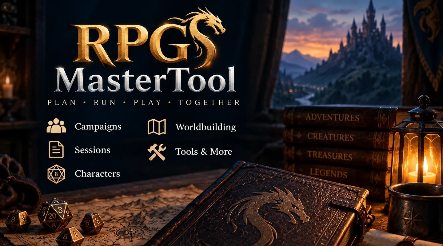 RPG MasterTool tabletop campaign management artwork